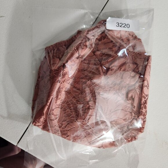 Meraki Womens Large Off-Shoulder Lace Blouse Bell Sleeves Mauve Crop top - Picture 13 of 15